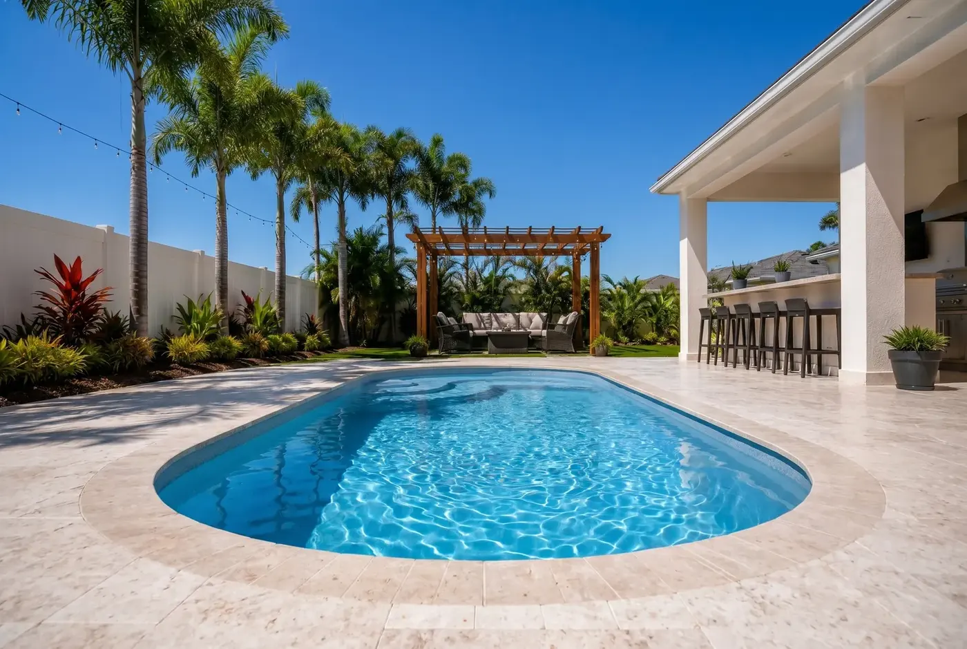 Piscina X-Pools serie Naples instalada