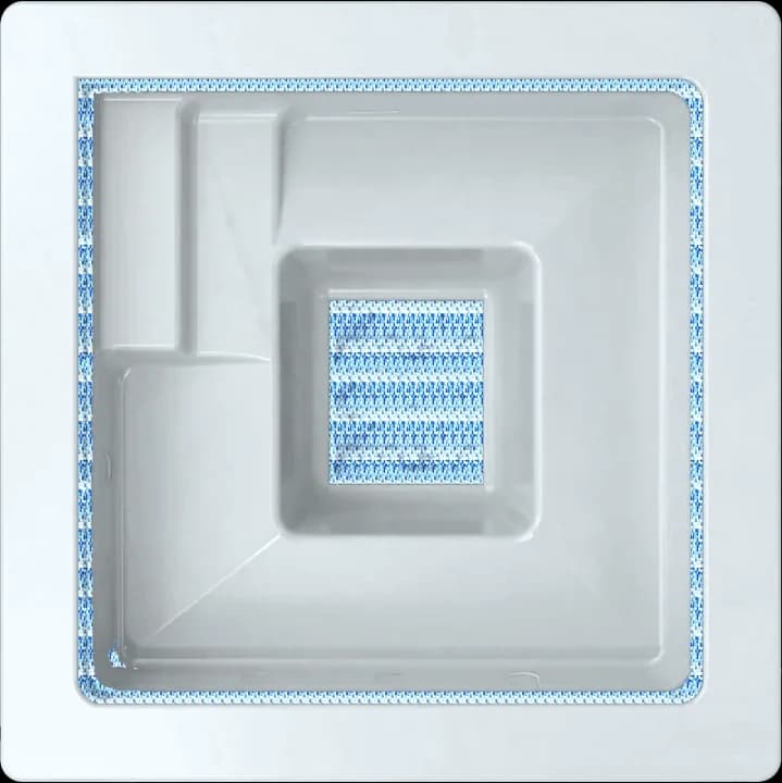 Piscina X-Pools serie SPA, vista en planta